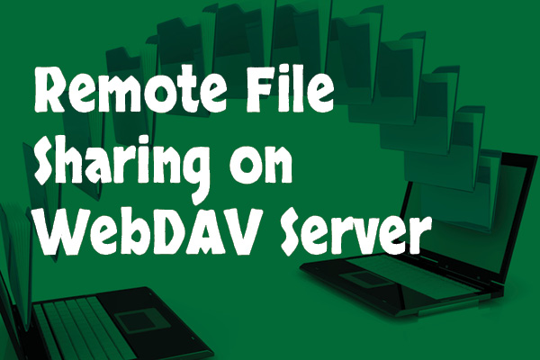 setting up a webdav server setting up a webdav server