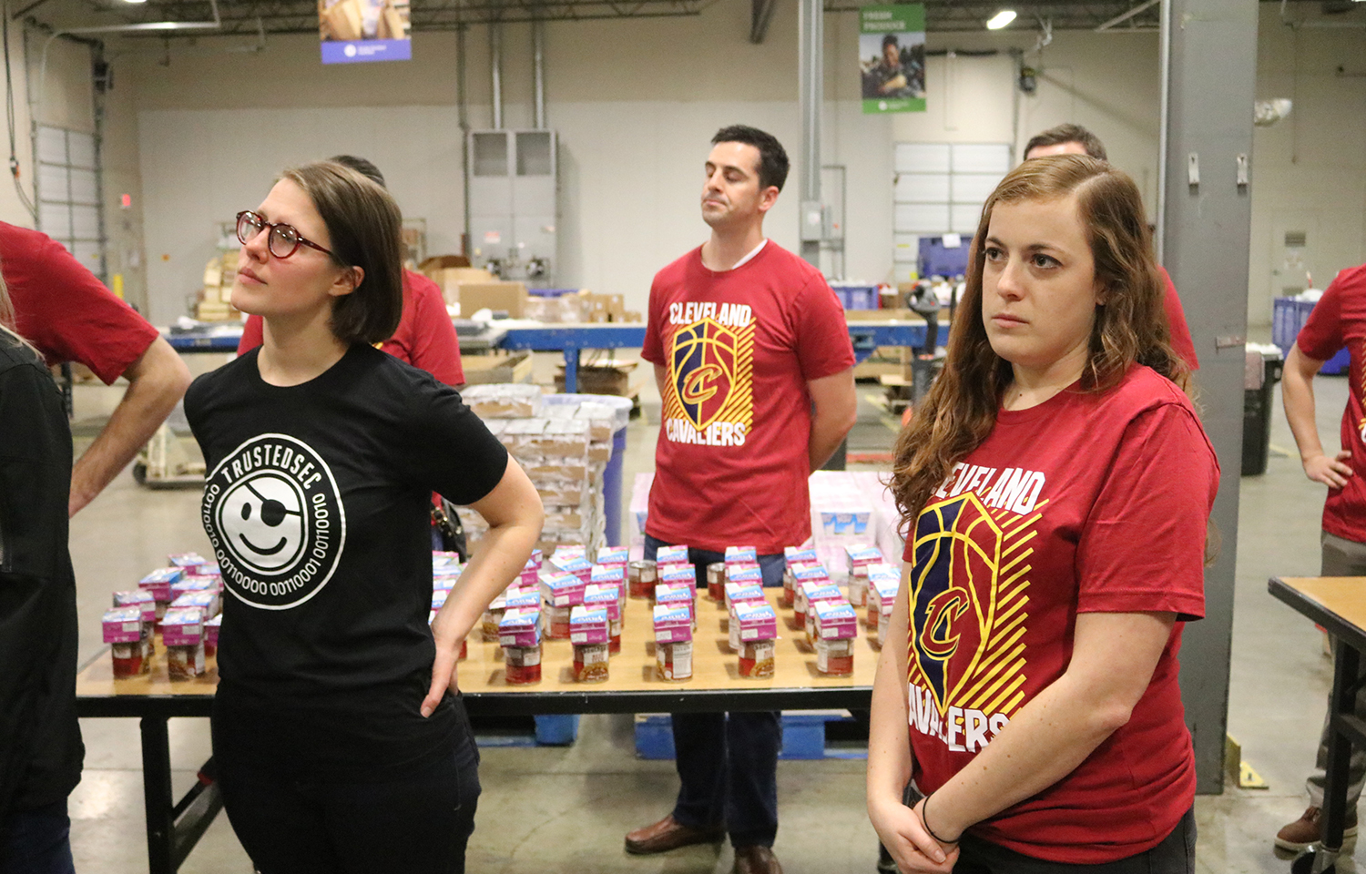 TrustedSec and Cleveland Cavaliers employees